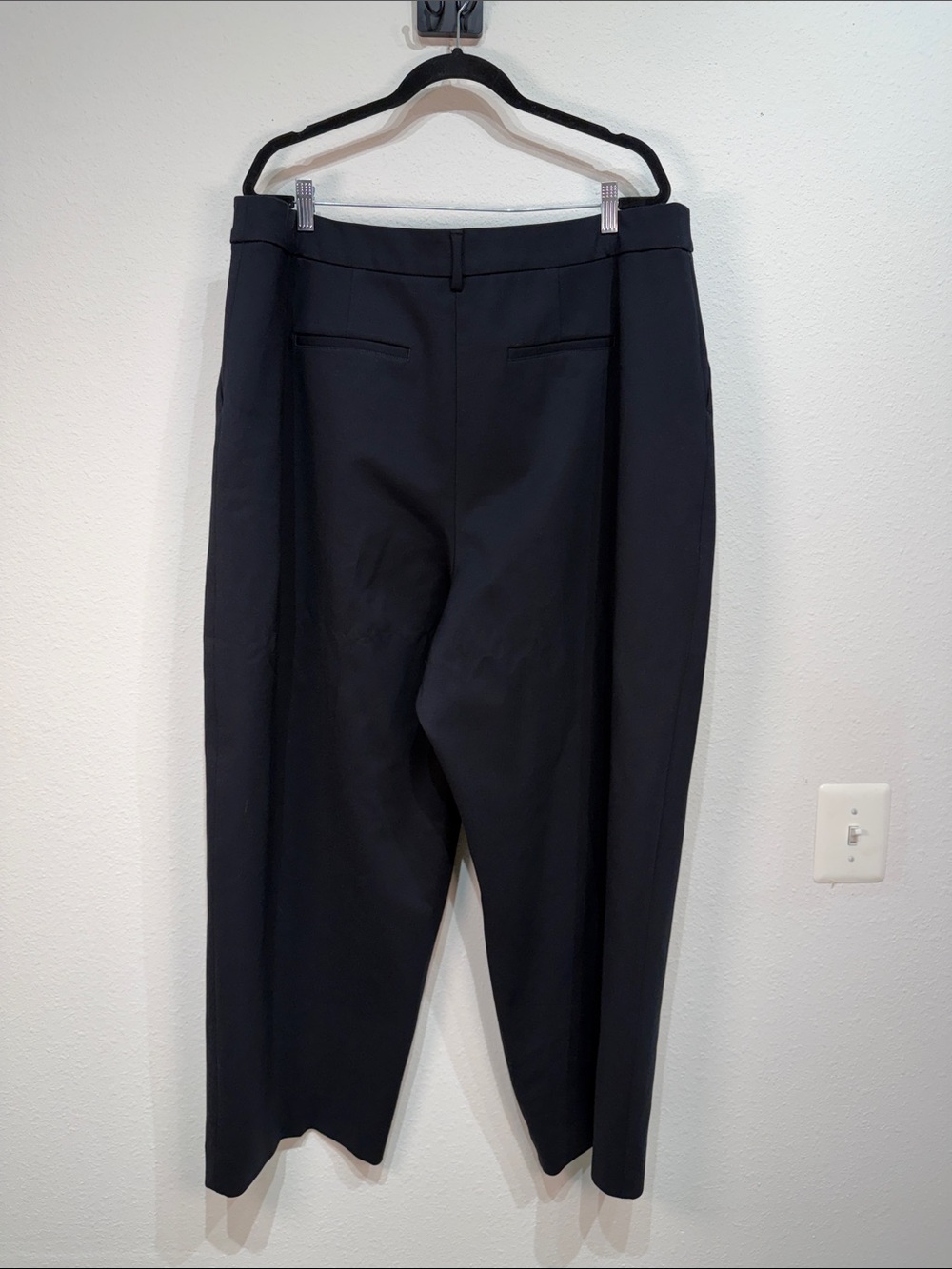 SPANX Plus Size 3X Tall Black Ponte Pleated trousers Pants with Pockets NWOT - Picture 6 of 9